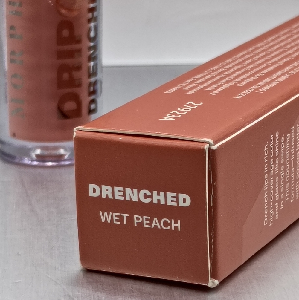 5 For $25 Item🌸 Morphe Dripglass Drenched Lip Gloss shade WET PEACH - Picture 5 of 5